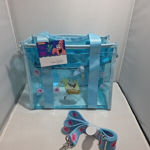 Nickelodeon Blue SpongeBob Tote Bag